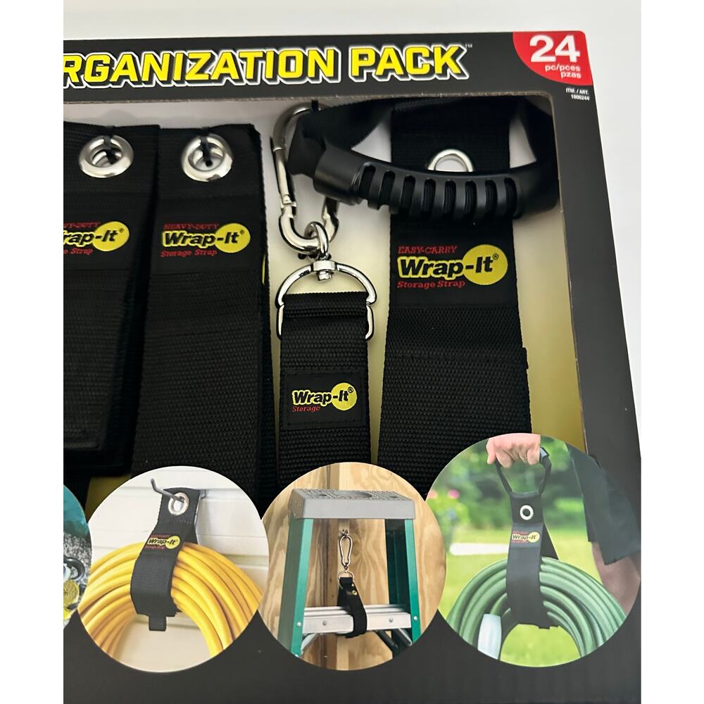 Wrap-it 24 Piece Ultimate Organization Pack - NWT So Many Uses for Organization! - Picture 6 of 7